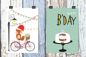 10 Cute Lovely Design Animal Cards2