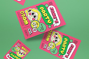 Kids Birthday Invitation, an Invitation Template by graphicook (Thumbnail 2 of 3)
