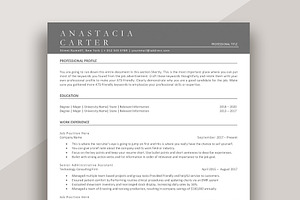 ATS Friendly Minimalist Resume