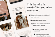 Pinterest Pin Templates Boho Canva, a Social Media Template by HerstedHertz (Thumbnail 9 of 9)