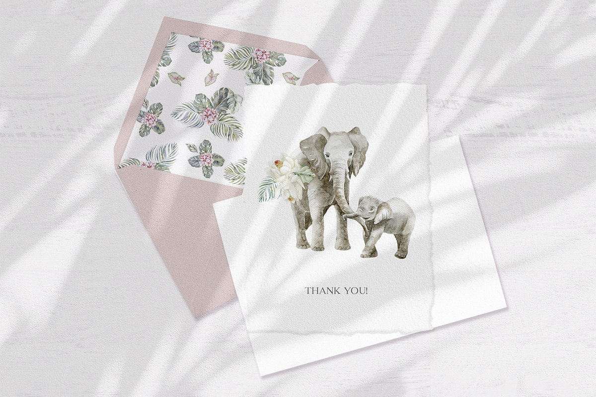 Animal Babies & Parents. Safari., an Animal Illustration by Designwork (Photo 16 of 16)