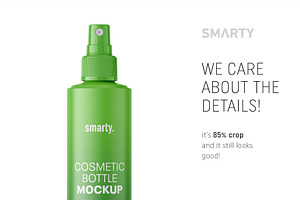 Matte Spray Cosmetic Bottle Mockup