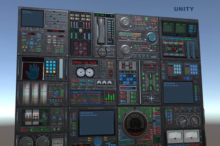 Control panel pack, an Object 3D Model by maxpsr