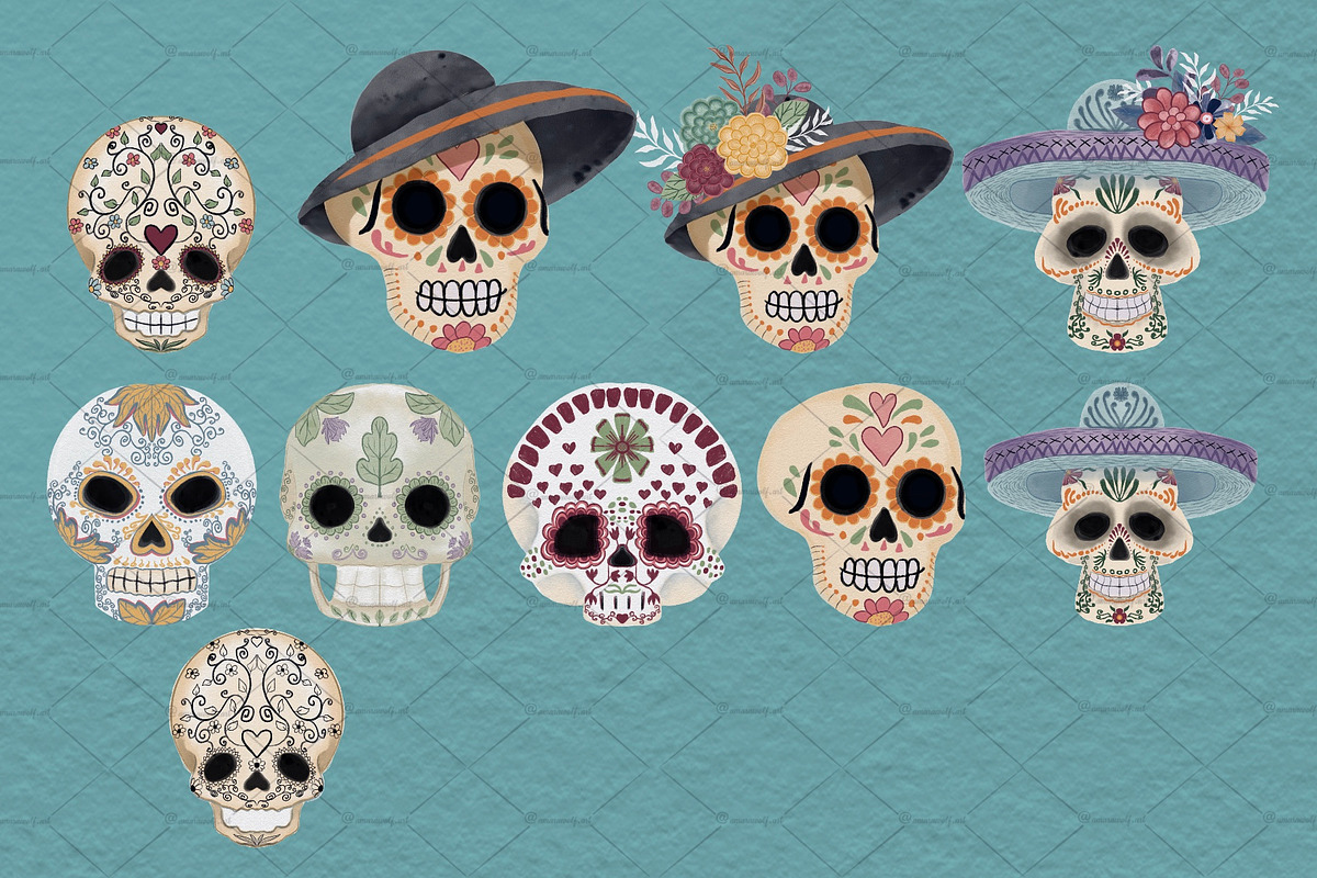 Fiesta de los Muertos, an Illustration by Amarawolf's Art (Photo 4 of 20)
