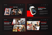 GYM Fitness Sports Google Slides, a Presentation Template by SquidPixey (Thumbnail 3 of 7)