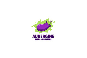 Aubergine – Fresh & Natural Goodness, a Food Illustration by Izdihaar_Studio