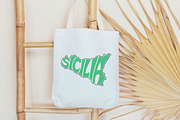 Sicilia Word Art SVG cut file, an Object Graphic by DigitalDesignsLaura (Thumbnail 2 of 4)