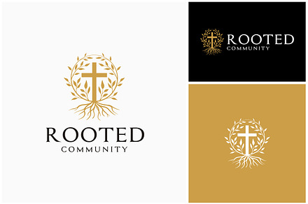 Vines Cross Christian Church Logo, a Branding & Logo Template by Enola99d