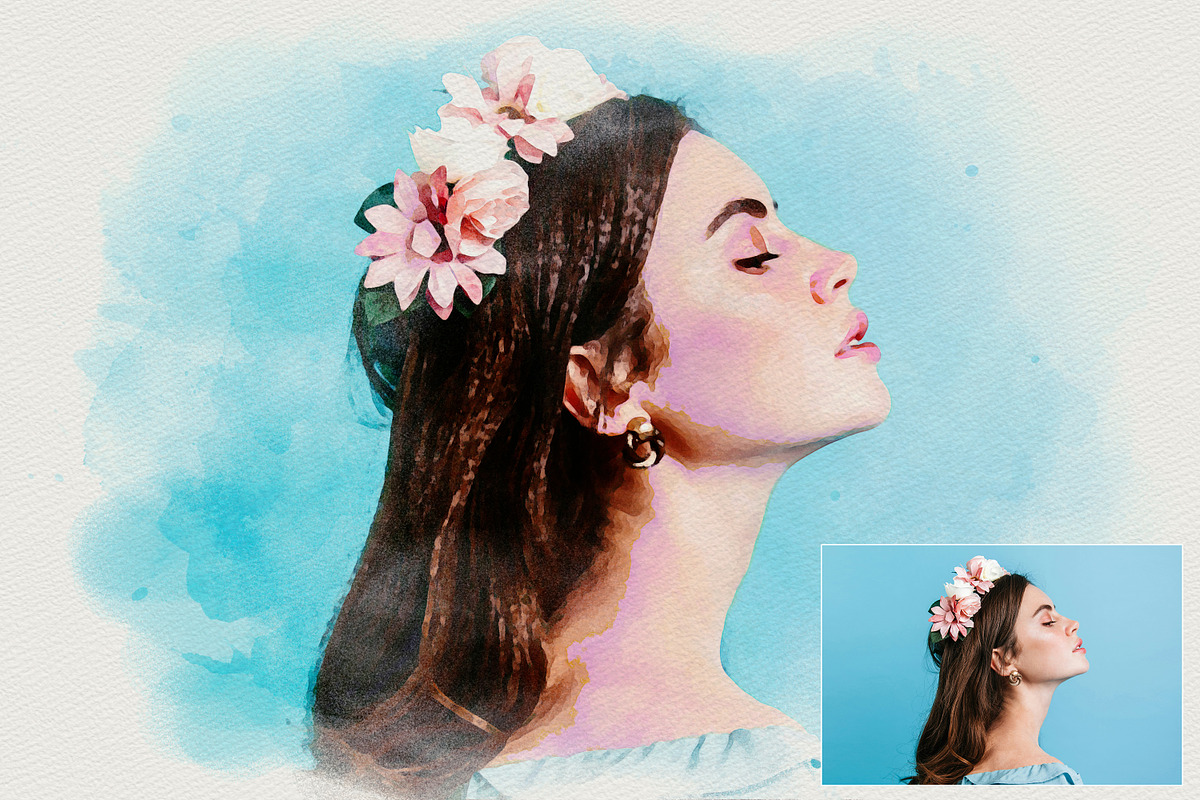 Realistic Soft Watercolor Effect, a Layer Style Add-On by liptouse (Photo 8 of 9)