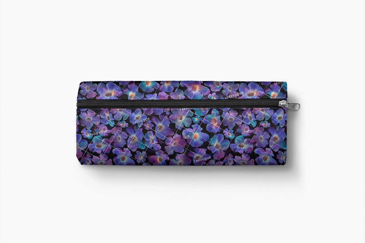 Blue Blooms - Seamless Patterns, a Pattern Graphic by texvogue (Photo 12 of 16)