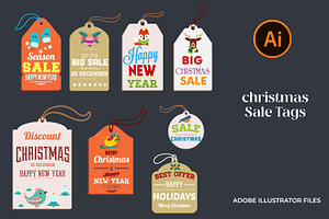 Christmas Sale Tags