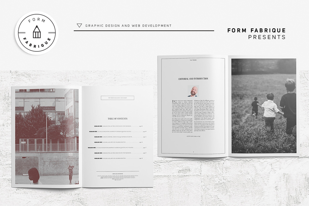 Tribune Magazine, a Magazine Template by Form Fabrique (Photo 10 of 20)