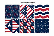 American Pride Pattern Collection, a Pattern Graphic by Elatedowl (Thumbnail 2 of 11)