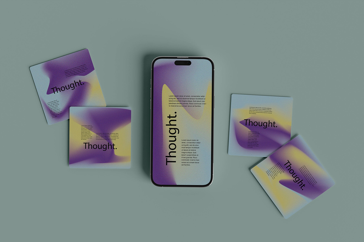 Thought Gradient Texture Background, a Background Graphic by executypeStudio (Photo 7 of 9)