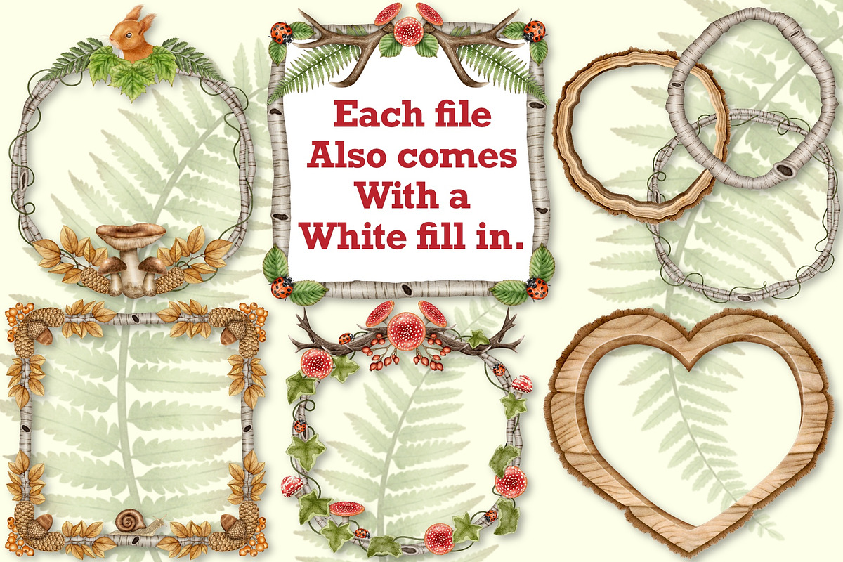 Forest Wonders Watercolor clipart, an Illustration by Happy Sloth Graphics (Photo 10 of 16)