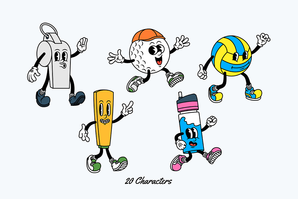 Cartoon Characters, The Bundle, an Illustration by The Isian (Photo 89 of 126)