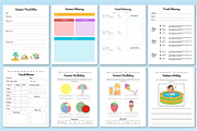 Summer Planner For Kids Canva KDP, a Stationery Template by Shumaya (Thumbnail 3 of 6)