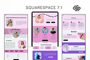 Squarespace website Virtual Assist, a Squarespace Template by Amiraliya (Thumbnail 1 of 9)
