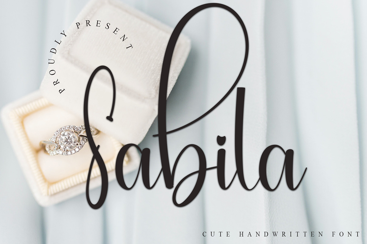 Sabila, a Handwritten Font by InermediaSTUDIO (Photo 1 of 7)