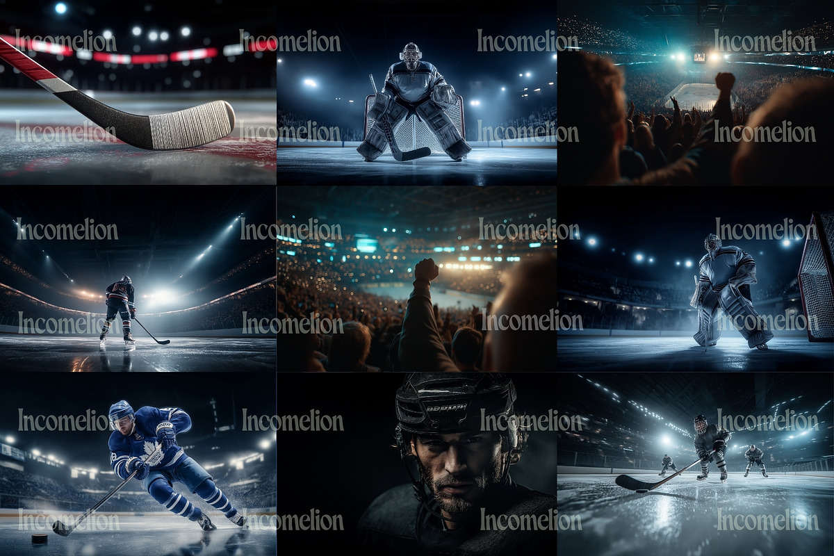 90 Cinematic Hockey Stock Photos, a Sports & Recreation Photo by Incomelion (Photo 10 of 14)