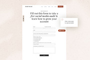 Sarah Social - WIX Website Template, a Wix Template by AndrewPixel (Thumbnail 5 of 9)