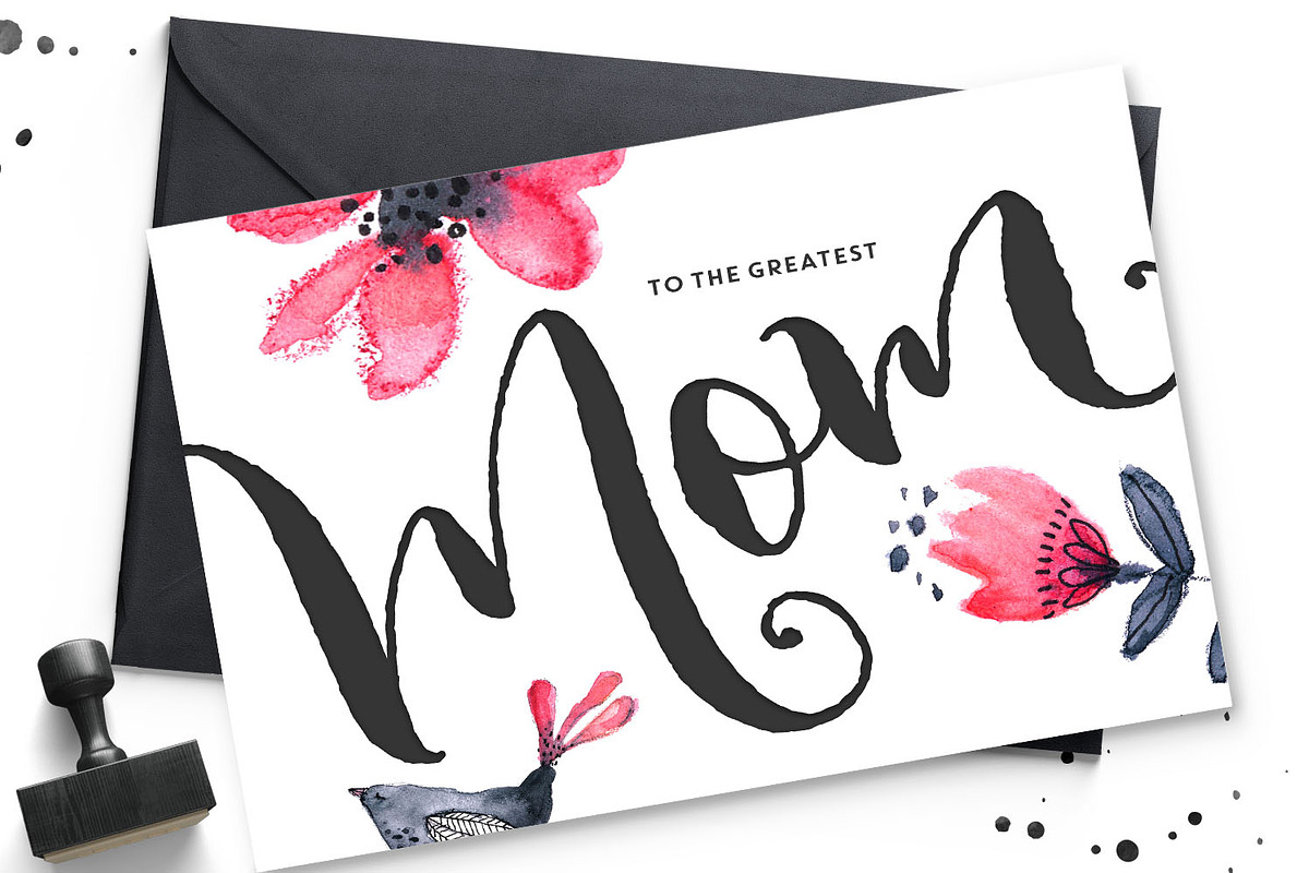 Celebrate Font & Graphics Pack, a Script Font by Callie Rian & Co. (Photo 14 of 14)