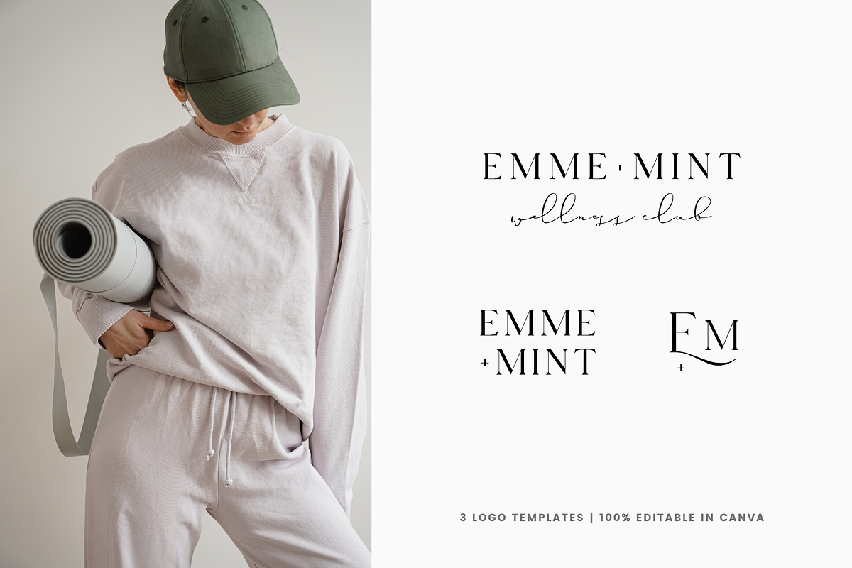 Wellness Logo Kit | Canva, a Branding & Logo Template by Erin Cassidy (Photo 2 of 9)
