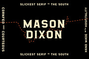 Mason Dixon - Southern Display Font, a Serif Font by Creative Type (Thumbnail 9 of 9)