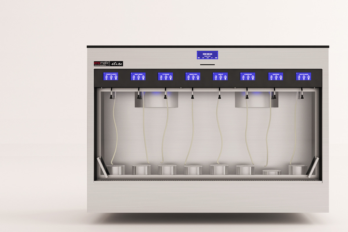 Enomatic Elite Wine System, an Object 3D Model by 6BIT Creative (Photo 4 of 5)