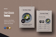 Our Menu Today, a Print Template by Esensifiksi.studio (Thumbnail 1 of 2)