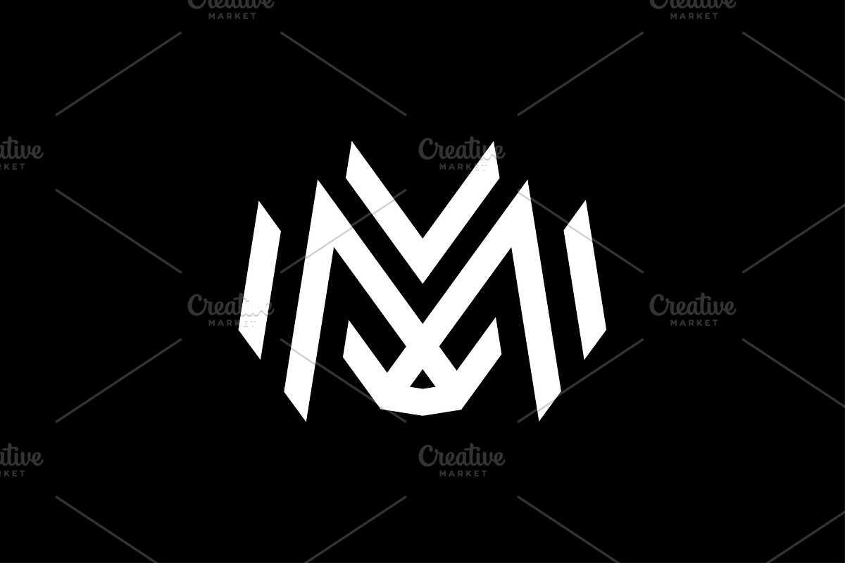 M Logo Template, a Branding & Logo Template by Advateik ™ (Photo 2 of 2)