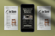 Brown White Furniture Instagram Pack, a Social Media Template by graphicook (Thumbnail 5 of 5)