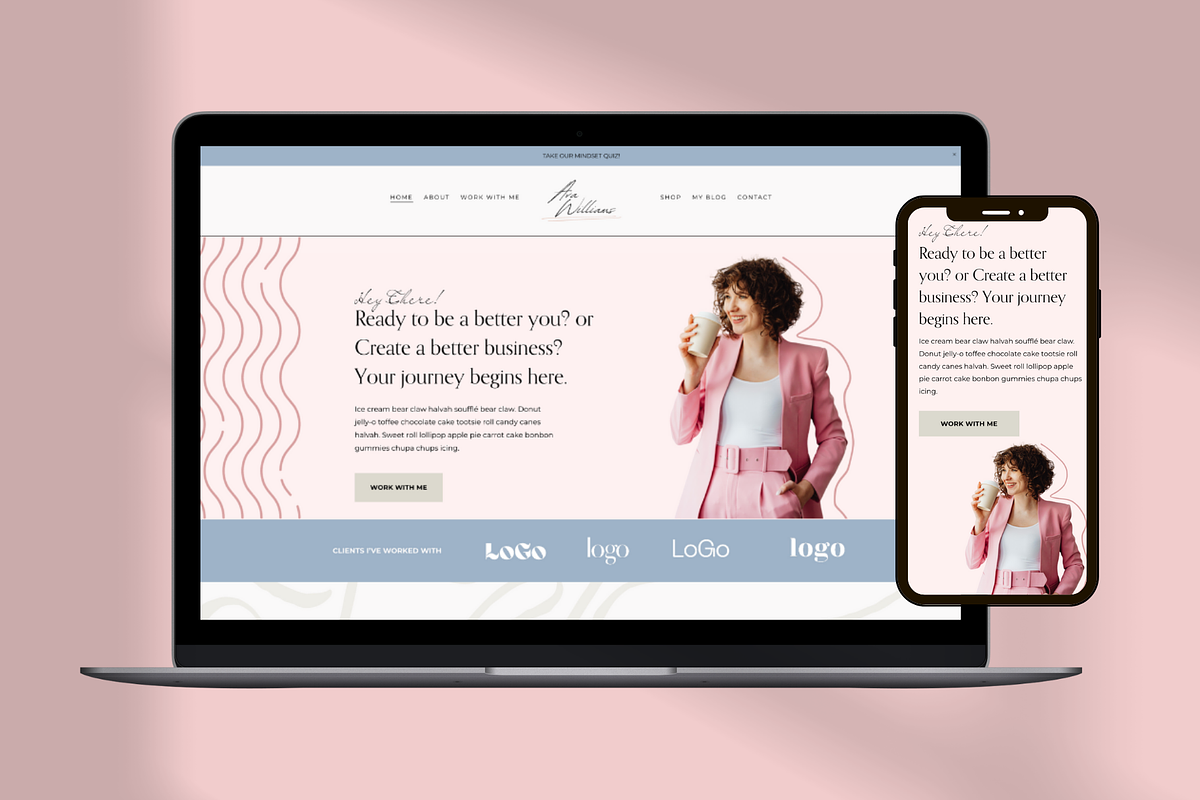 Coaching Squarespace Website, a Squarespace Template by Wynn Solutions (Photo 1 of 4)