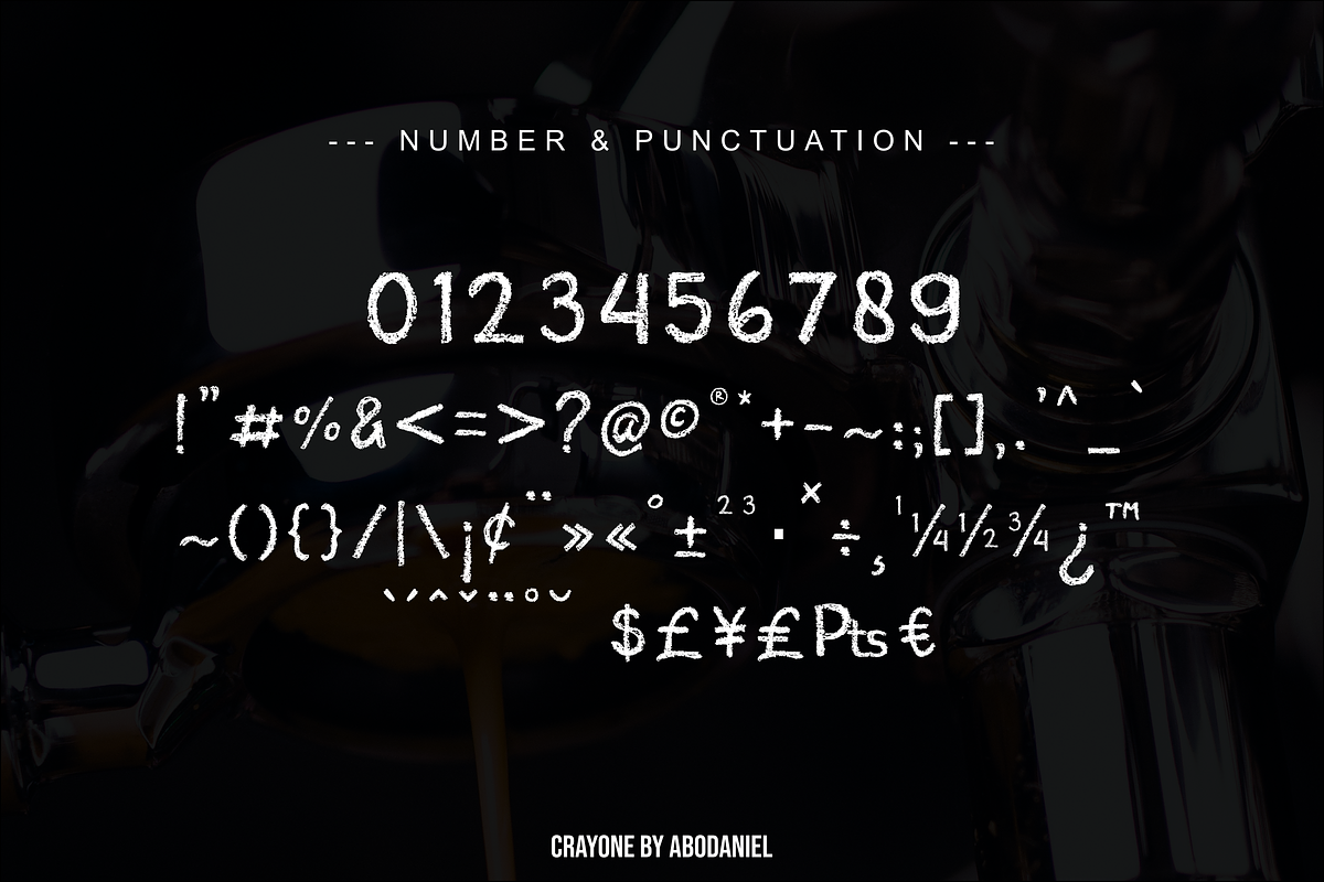 Crayone, a Sans Serif Font by Abo Daniel Studio (Photo 8 of 9)