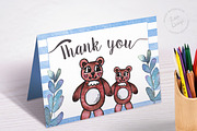 Watercolor Teddy Bear Baby Shower, an Invitation Template by Love Design (Thumbnail 3 of 5)