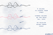 Coquette ribbons and bows frames, a Shape Add-On by Palette Pursuit (Thumbnail 3 of 5)