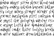 Lunatic Display Font, a Handwritten Font by Beck McCormick (Thumbnail 3 of 10)
