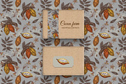 Cocoa farm. Seamless patterns., a Pattern Graphic by Kseniakrop (Thumbnail 6 of 6)