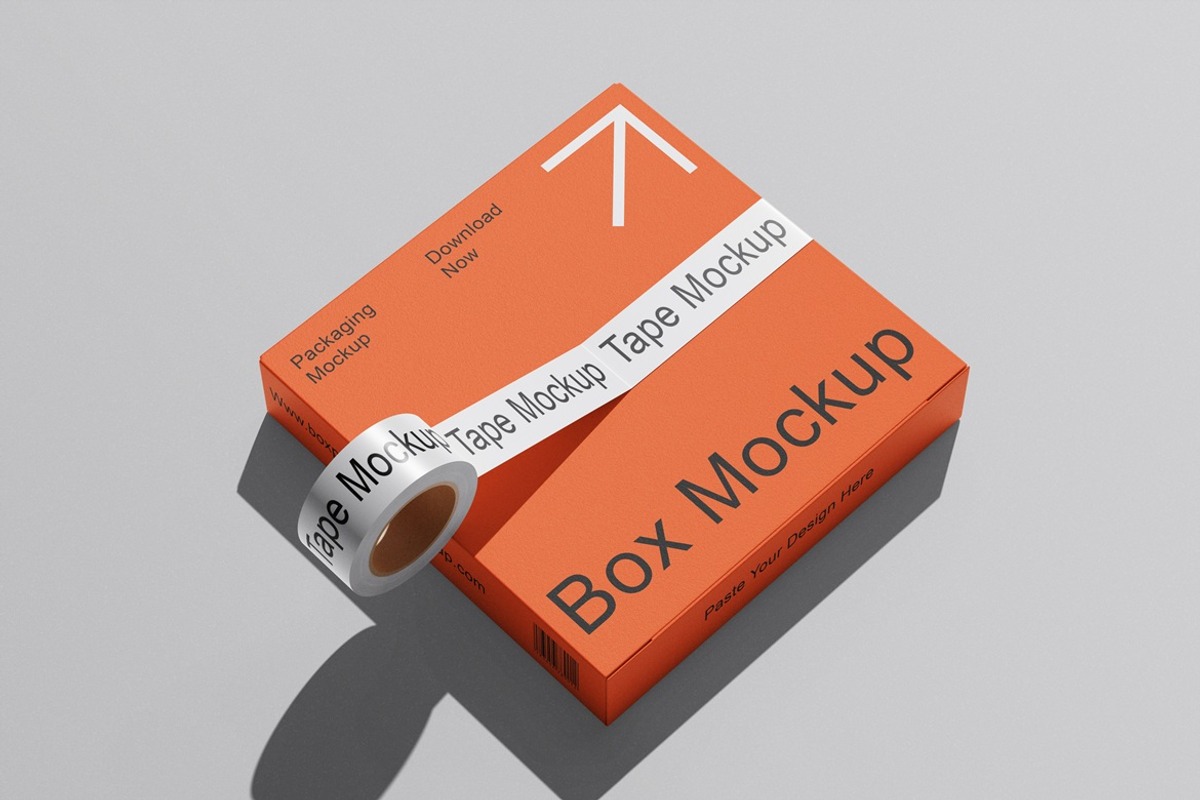 Box Packaging Mockup, a Packaging Mockup by UFR_GRAPHIC (Photo 2 of 5)