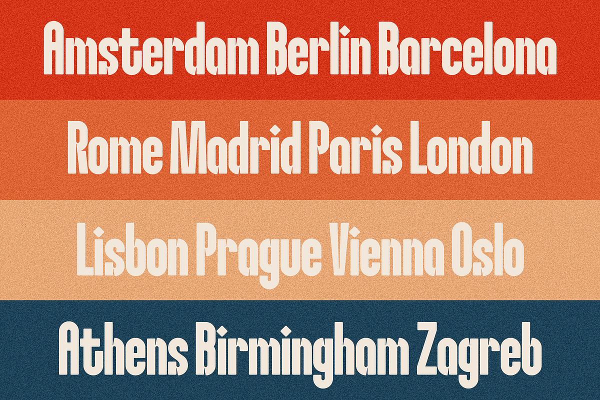 Knolt – Bold Ultra-Condensed Font, a Sans Serif Font by SilverStag Type Foundry (Photo 12 of 20)