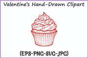 Whimsical Hand-Drawn Valentine SVG, a Seasonal Illustration by Gfx Expert Team (Thumbnail 13 of 15)