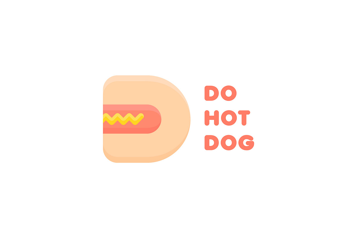 Hot Dog D Letter Logo, a Branding & Logo Template by Last Spark (Photo 1 of 7)
