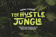 Hustle Jungle - Ligature Rough Font, a Handwritten Font by Bale Type (Thumbnail 1 of 10)