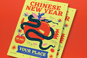 Yellow Chinese New Year Flyer Set, a Flyer Template by graphicook (Thumbnail 3 of 6)