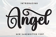 Angel | Script Font, a Handwritten Font by Scratchones (Thumbnail 1 of 9)
