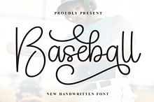Baseball | Script Font