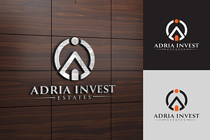 Ai Letter Real Estate Home Logo