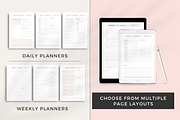 Editable Planner Template Canva, a Stationery Template by Designs by Darowan (Thumbnail 5 of 11)