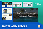 Hotel and Resort Google Slides, a Presentation Template by Antstheme (Thumbnail 1 of 4)
