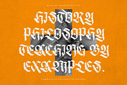 Cambrydge Gothic Advertisement Font, a Font by MikroType Std (Thumbnail 7 of 9)